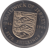 1966 FIVE SHILLINGS ( PROOF ) - WORLD COINS - Cambridgeshire Coins