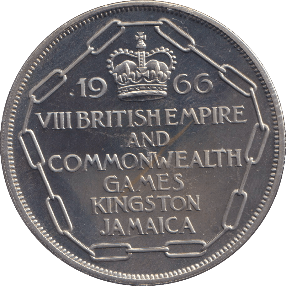 1966 FIVE SHILLINGS UNC - WORLD COINS - Cambridgeshire Coins
