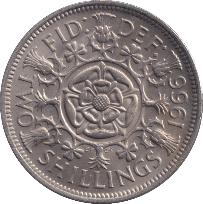 1966 FLORIN ( UNC ) - FLORIN - Cambridgeshire Coins