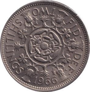 1966 FLORIN ( UNC ) - FLORIN - Cambridgeshire Coins