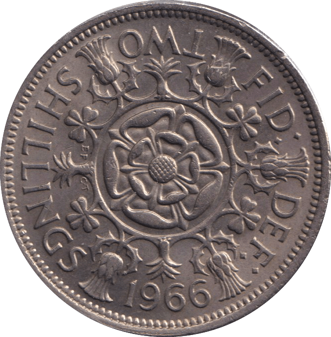 1966 FLORIN ( UNC ) - FLORIN - Cambridgeshire Coins