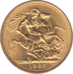 1966 GOLD SOVEREIGN ( AUNC ) - SOVEREIGN - Cambridgeshire Coins