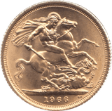 1966 GOLD SOVEREIGN ( UNC ) - SOVEREIGN - Cambridgeshire Coins