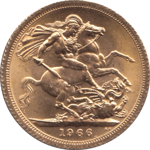1966 GOLD SOVEREIGN ( UNC ) - SOVEREIGN - Cambridgeshire Coins