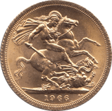 1966 GOLD SOVEREIGN ( UNC ) - SOVEREIGN - Cambridgeshire Coins
