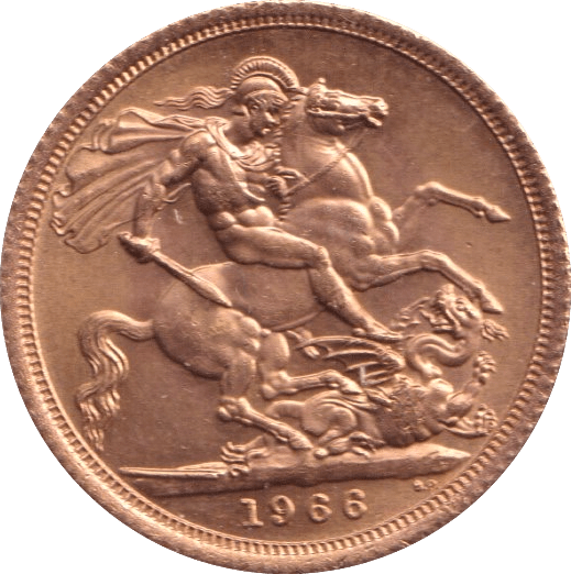 1966 GOLD SOVEREIGN ( UNC ) - Sovereign - Cambridgeshire Coins