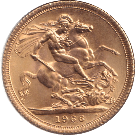 1966 GOLD SOVEREIGN ( UNC ) - SOVEREIGN - Cambridgeshire Coins