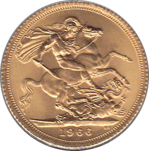 1966 GOLD SOVEREIGN ( UNC ) - Sovereign - Cambridgeshire Coins