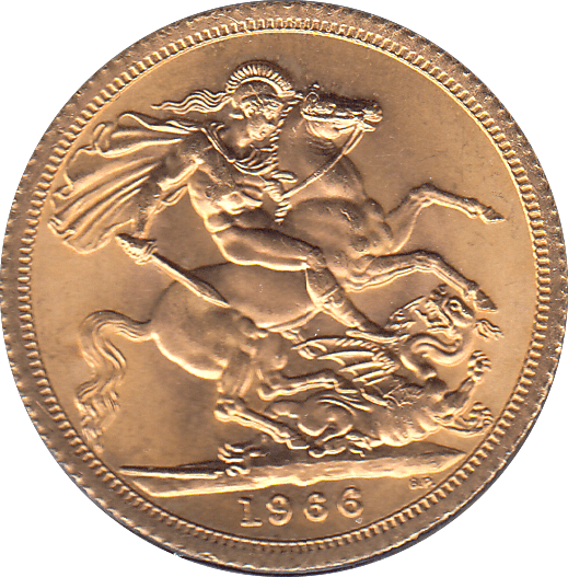 1966 GOLD SOVEREIGN ( UNC ) - Sovereign - Cambridgeshire Coins