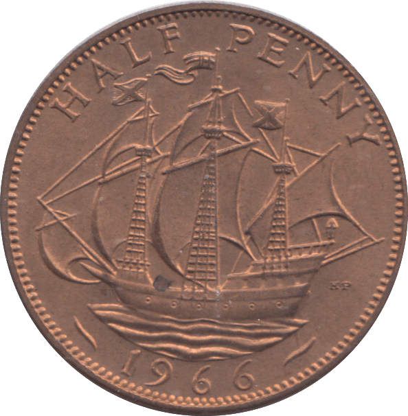1966 HALF PENNY ( BU ) - HALFPENNY - Cambridgeshire Coins