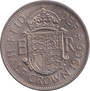 1966 HALFCROWN ( UNC ) - HALFCROWN - Cambridgeshire Coins