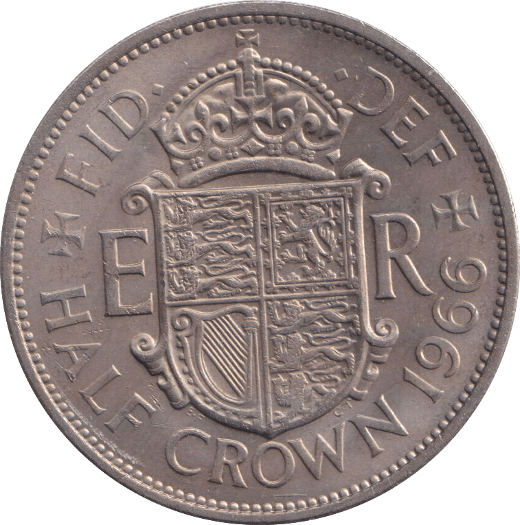 1966 HALFCROWN ( UNC ) - HALFCROWN - Cambridgeshire Coins