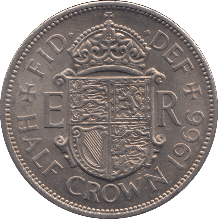 1966 HALFCROWN ( UNC ) - HALFCROWN - Cambridgeshire Coins