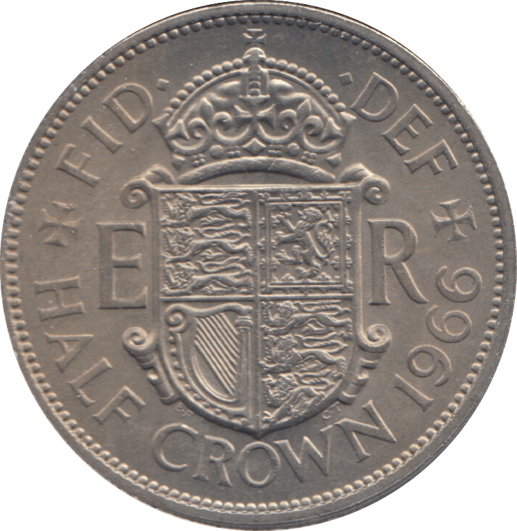 1966 HALFCROWN ( UNC ) - HALFCROWN - Cambridgeshire Coins