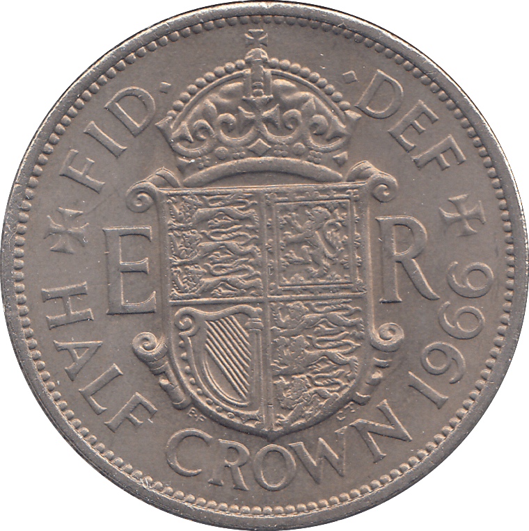 1966 HALFCROWN ( UNC ) - HALFCROWN - Cambridgeshire Coins