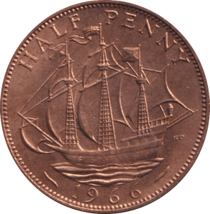 1966 HALFPENNY ( BU ) - HALFPENNY - Cambridgeshire Coins