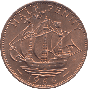 1966 HALFPENNY ( UNC ) - HALFPENNY - Cambridgeshire Coins