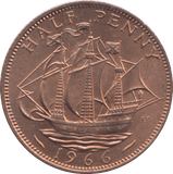1966 HALFPENNY ( UNC ) - HALFPENNY - Cambridgeshire Coins