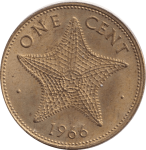 1966 ONE CENT BAHAMAS - WORLD COINS - Cambridgeshire Coins