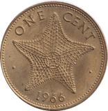 1966 ONE CENT BAHAMAS - WORLD COINS - Cambridgeshire Coins