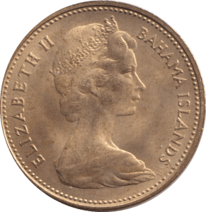 1966 ONE CENT BAHAMAS - WORLD COINS - Cambridgeshire Coins