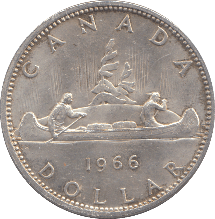1966 ONE DOLLAR CANADA - WORLD COINS - Cambridgeshire Coins