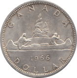1966 ONE DOLLAR CANADA - WORLD COINS - Cambridgeshire Coins