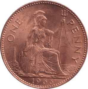 1966 PENNY ( BU ) - PENNY - Cambridgeshire Coins