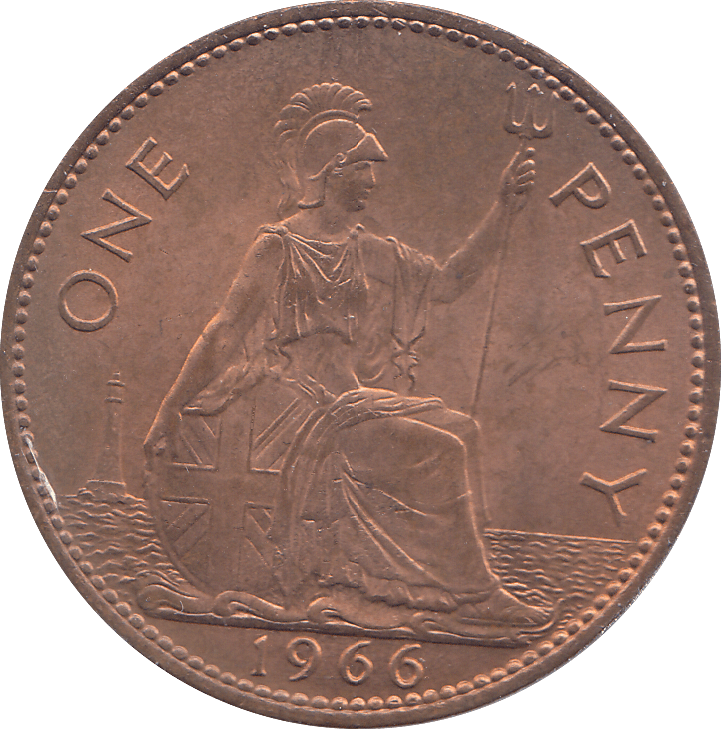 1966 PENNY ( UNC ) - PENNY - Cambridgeshire Coins