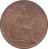 1966 PENNY ( UNC ) - PENNY - Cambridgeshire Coins