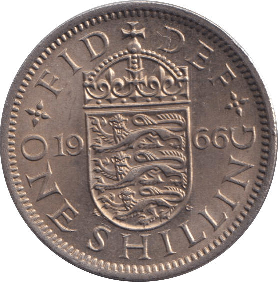 1966 SHILLING ( UNC ) - SHILLING - Cambridgeshire Coins