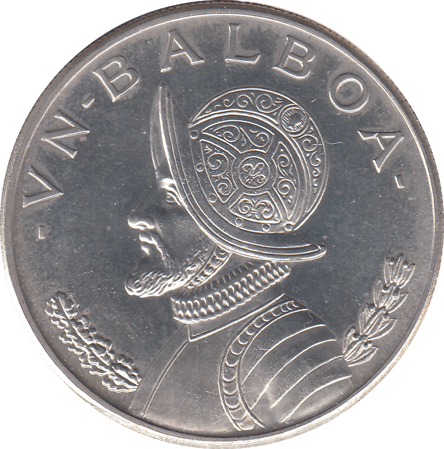 1966 SILVER 1 BALBOA PANAMA - SILVER WORLD COINS - Cambridgeshire Coins