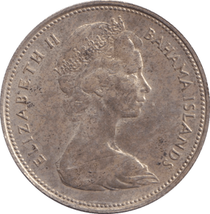 1966 SILVER 50 CENTS BAHAMAS - SILVER WORLD COINS - Cambridgeshire Coins