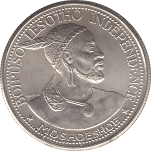1966 SILVER 50 LICENTE LESOTHO - SILVER WORLD COINS - Cambridgeshire Coins