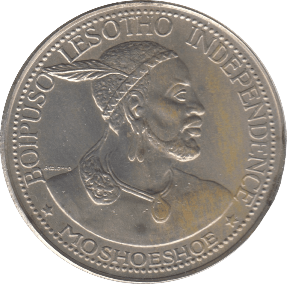 1966 SILVER 50 LICENTE LESOTHO - SILVER WORLD COINS - Cambridgeshire Coins
