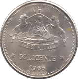 1966 SILVER 50 LICENTE LESOTHO - SILVER WORLD COINS - Cambridgeshire Coins