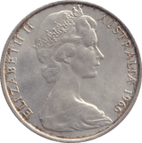 1966 SILVER AUSTRALIA 50 CENTS - SILVER WORLD COINS - Cambridgeshire Coins