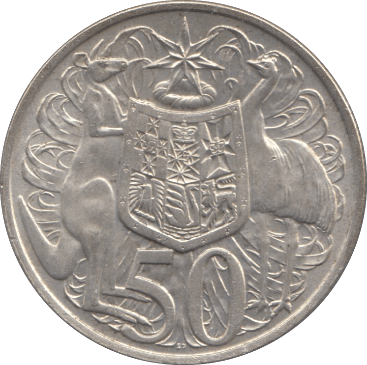 1966 SILVER AUSTRALIA 50 CENTS - SILVER WORLD COINS - Cambridgeshire Coins