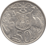 1966 SILVER AUSTRALIA 50 CENTS - SILVER WORLD COINS - Cambridgeshire Coins