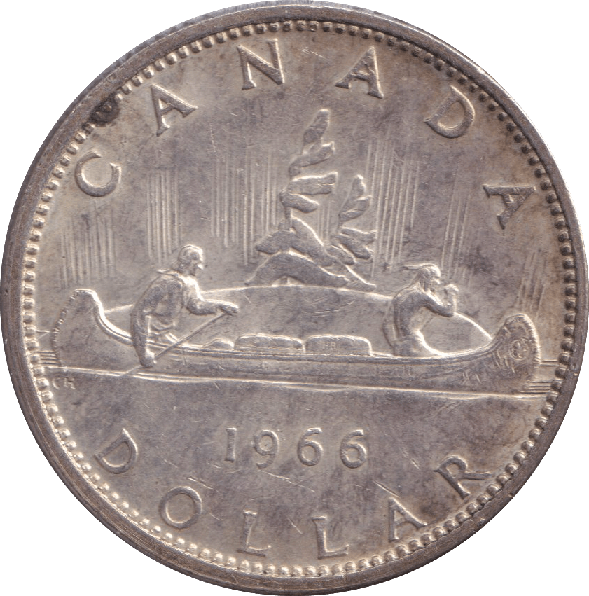 1966 SILVER DOLLAR CANADA - SILVER WORLD COINS - Cambridgeshire Coins