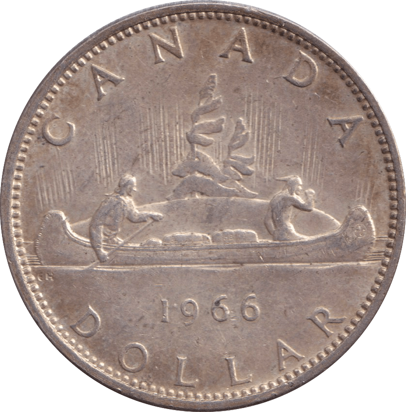 1966 SILVER DOLLAR CANADA - SILVER WORLD COINS - Cambridgeshire Coins