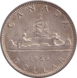 1966 SILVER DOLLAR CANADA - SILVER WORLD COINS - Cambridgeshire Coins
