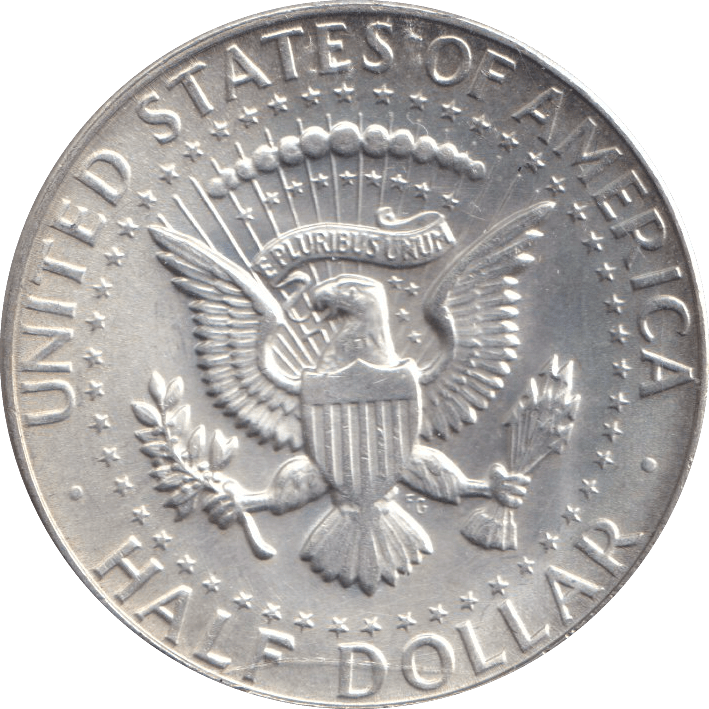 1966 SILVER HALF DOLLAR USA - SILVER WORLD COINS - Cambridgeshire Coins