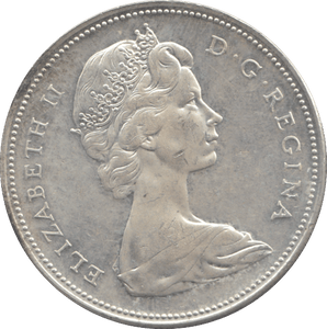 1966 SILVER ONE DOLLAR CANADA - SILVER WORLD COINS - Cambridgeshire Coins