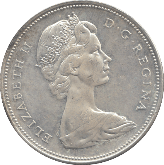 1966 SILVER ONE DOLLAR CANADA - SILVER WORLD COINS - Cambridgeshire Coins