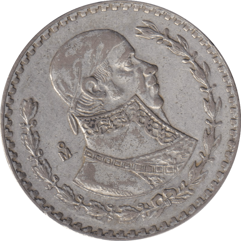 1966 SILVER ONE PESO MEXICO - SILVER WORLD COINS - Cambridgeshire Coins