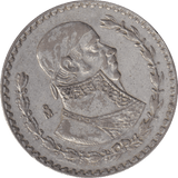 1966 SILVER ONE PESO MEXICO - SILVER WORLD COINS - Cambridgeshire Coins