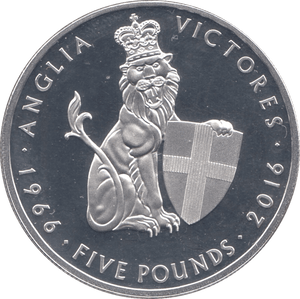 1966 SILVER PROOF COMMEMORATIVE FIVE POUNDS TRISTAN DA CUNHA - SILVER WORLD COINS - Cambridgeshire Coins