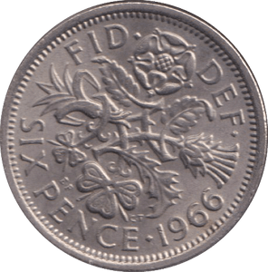 1966 SIXPENCE ( UNC ) - SIXPENCE - Cambridgeshire Coins