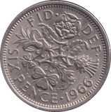 1966 SIXPENCE ( UNC ) - SIXPENCE - Cambridgeshire Coins